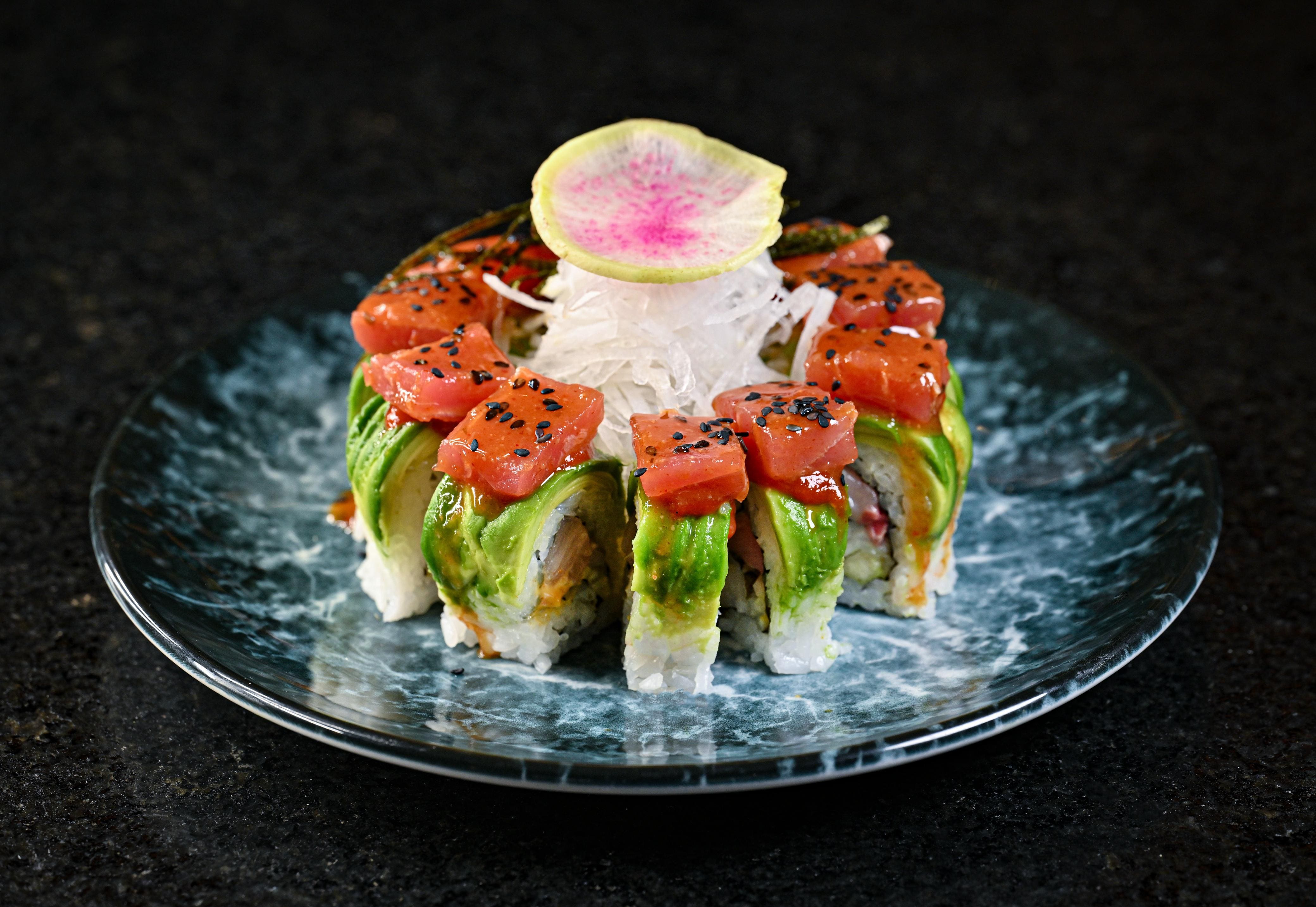 Artfully crafted sushi at Sushi Central